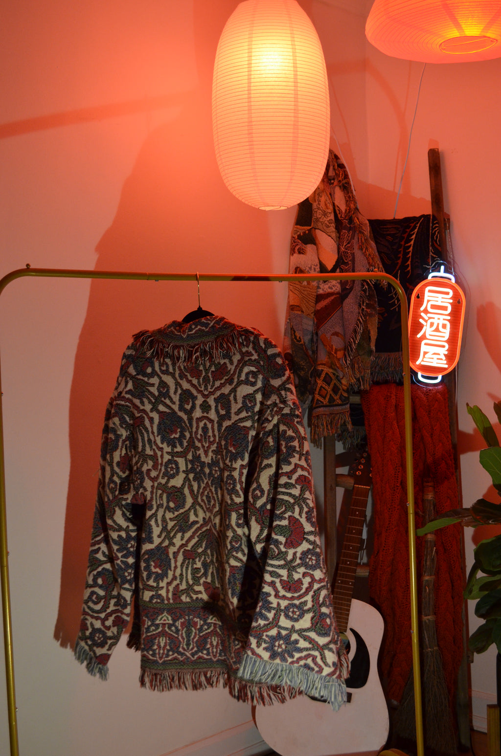 “Seasonal Obsession” Throw Cardigan