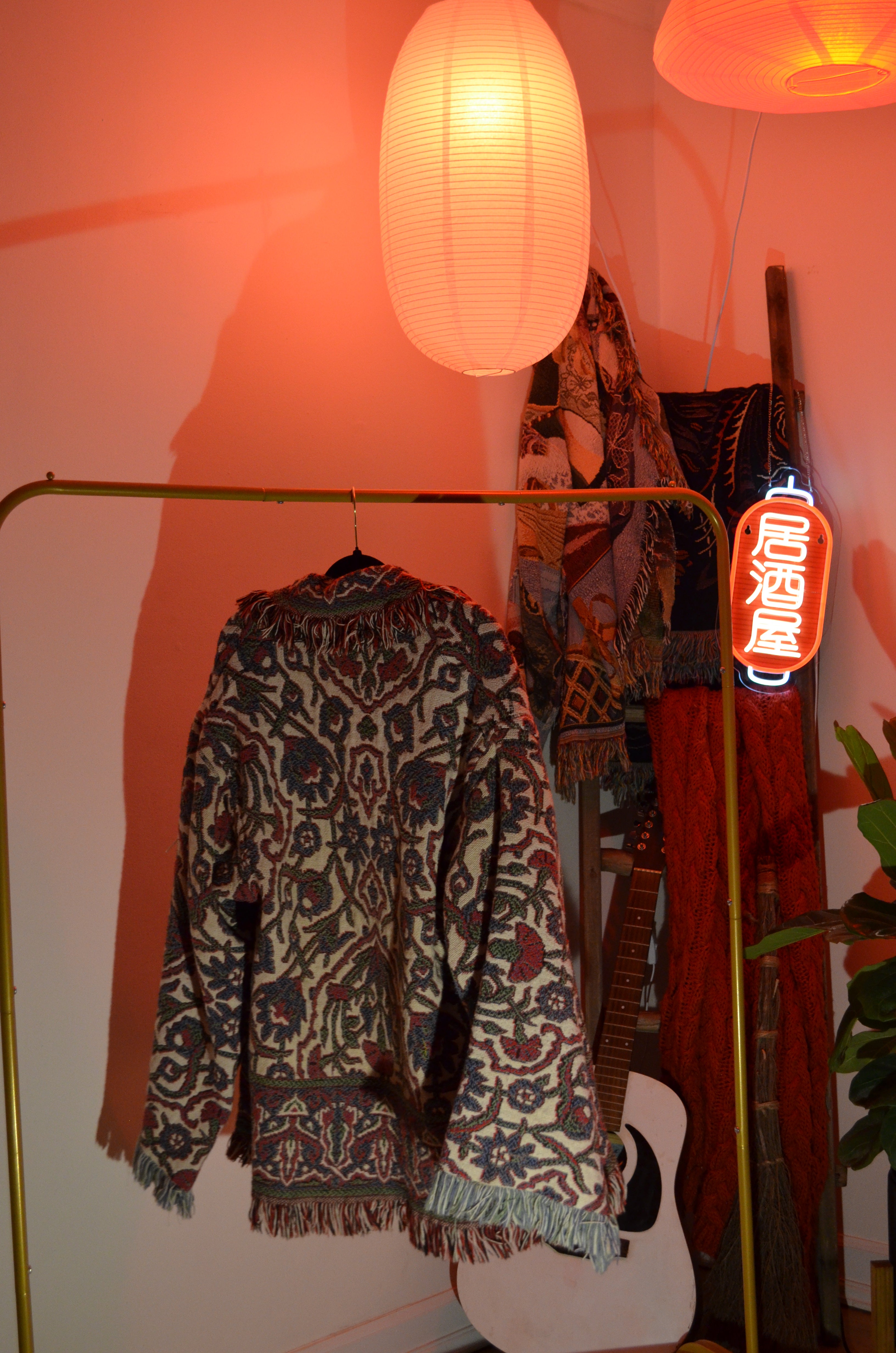 “Seasonal Obsession” Throw Cardigan