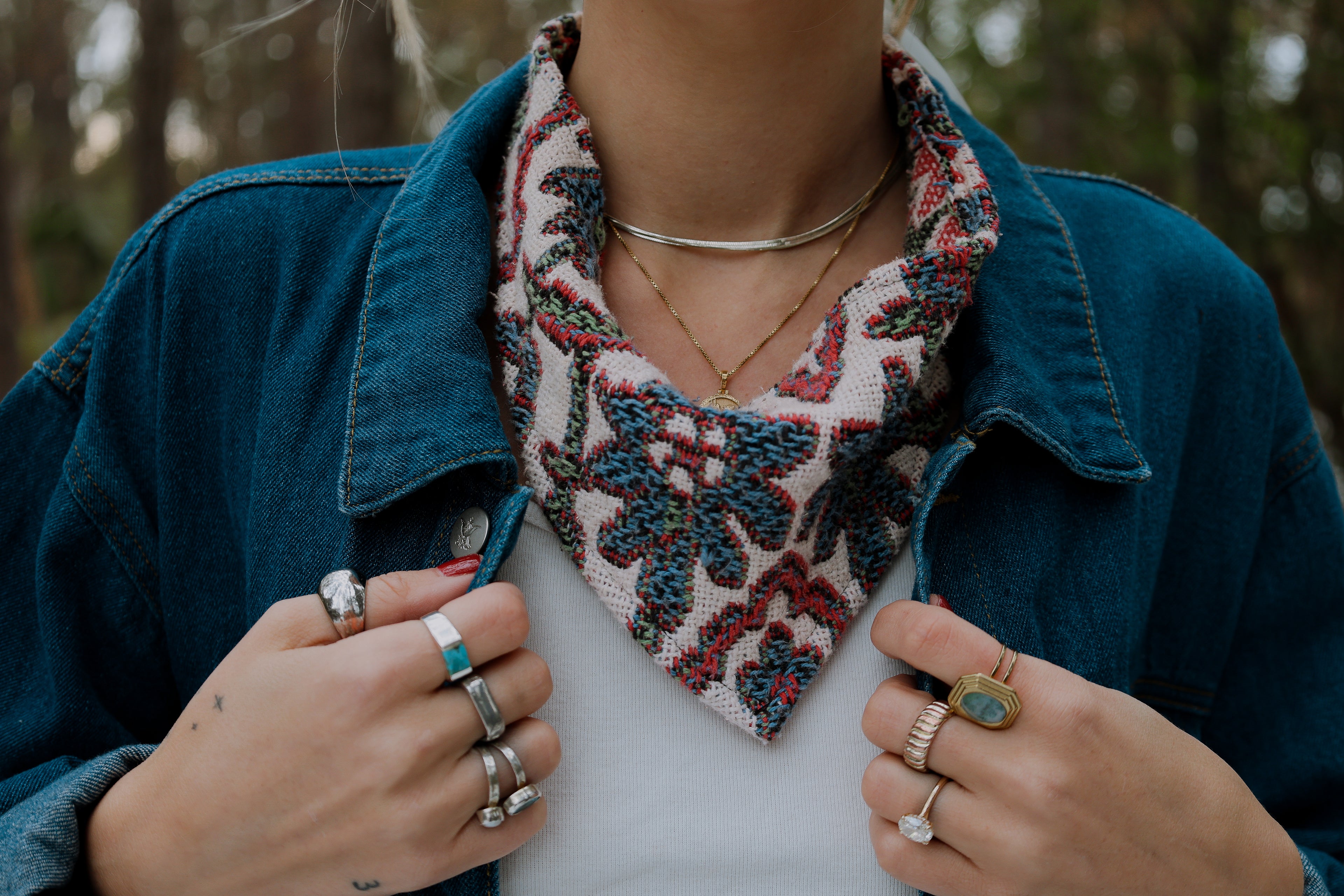 “Frozen Roses” Neckpiece